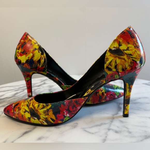 Irregular Choice Multicolor Floral Heels - Picture 3 of 3